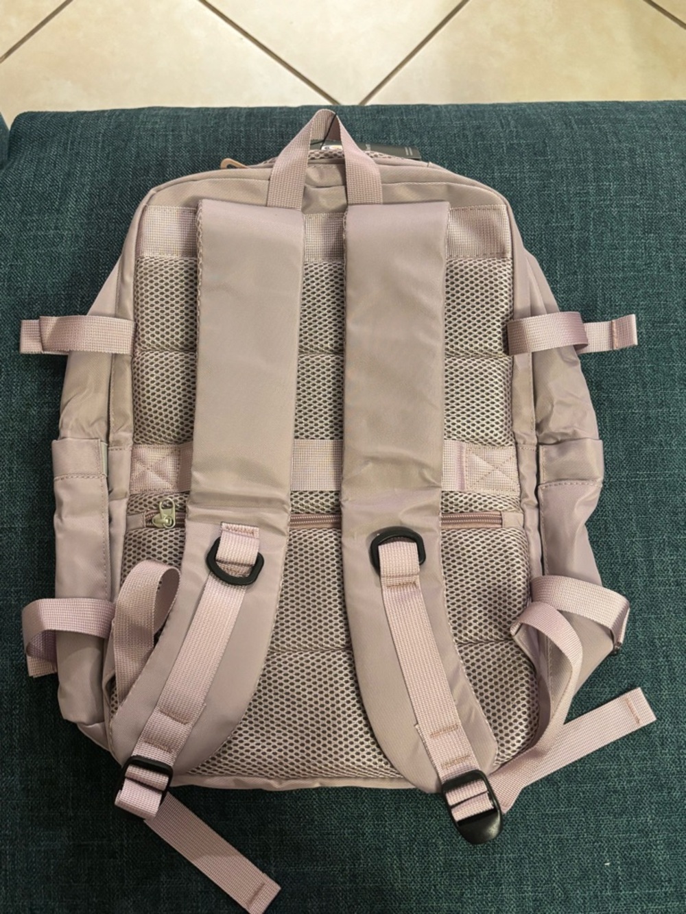 Light Pink Travel Backpack - Picture 2 of 7